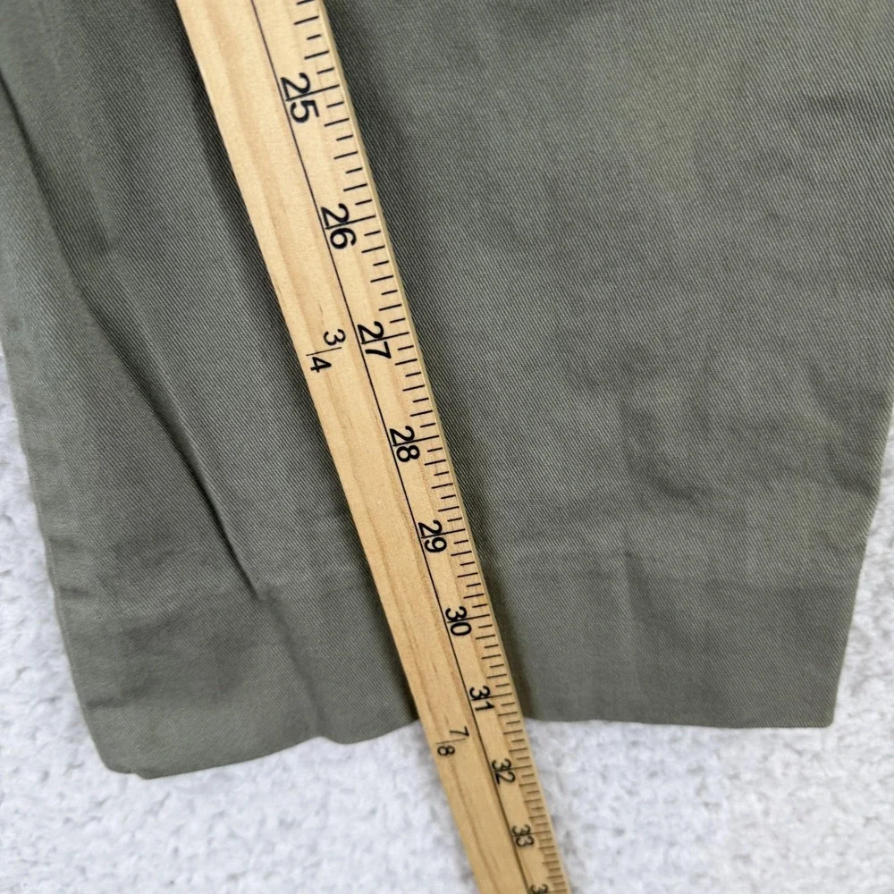 Vince Griffith Slim Fit Chino Pants Mens 38x31 Green Stretch M8153-2540